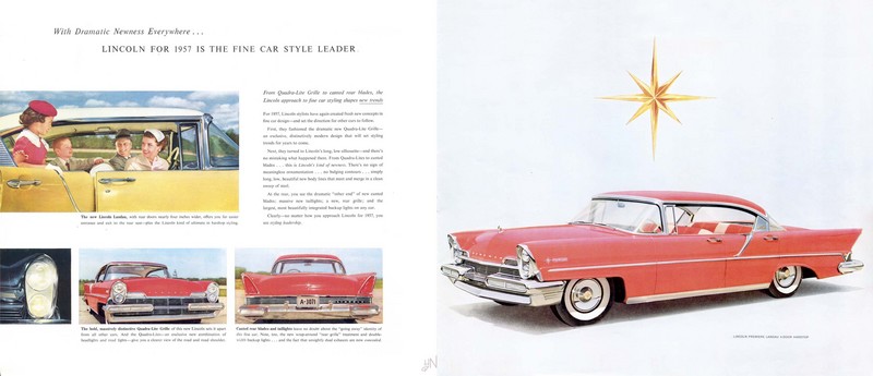 1957 Lincoln Brochure Page 2